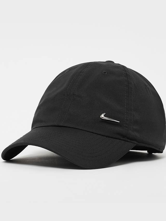 Nike, Dri-FIT Club Unstrukturierte Metall-Swoosh-Cap, black, Image 1 of 4