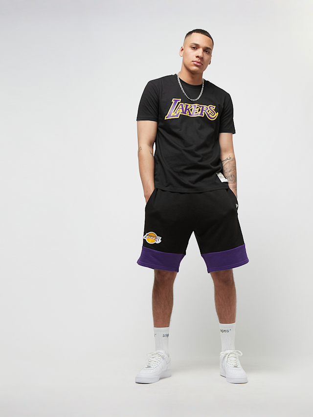 Mitchell & Ness, NBA Team Logo Tee Los Angeles Lakers, black, Image 5 of 5