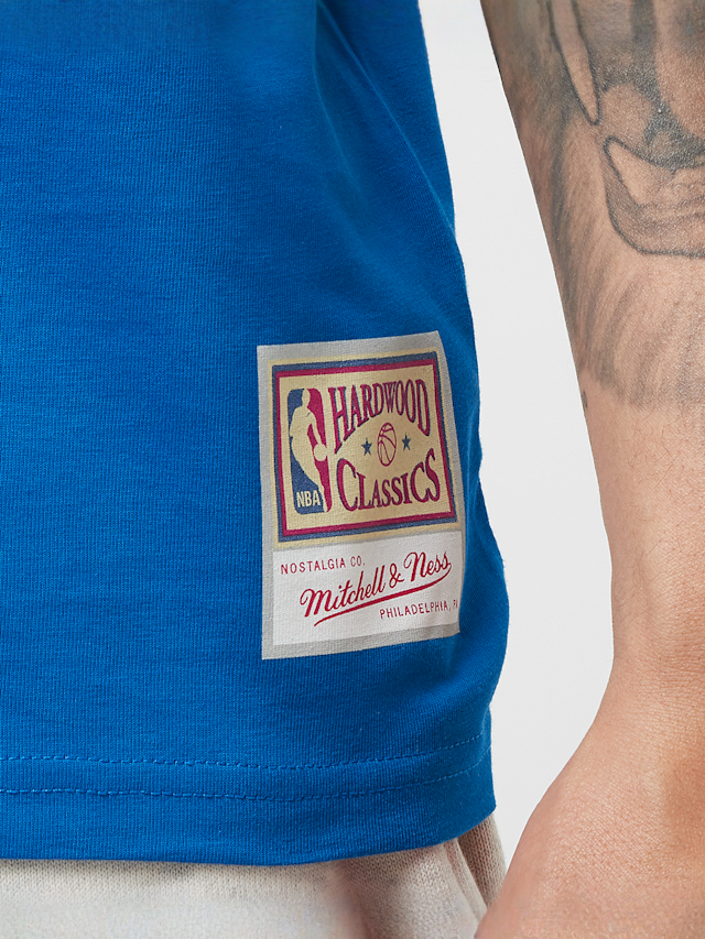 Mitchell & Ness, NBA Team Logo Tee New York Knicks, blue, Image 4 of 5