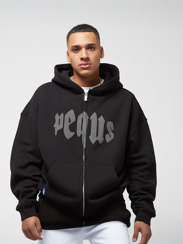 PEQUS, Mythic Zip-Hoodie, zwart, Afbeelding 1 van 4