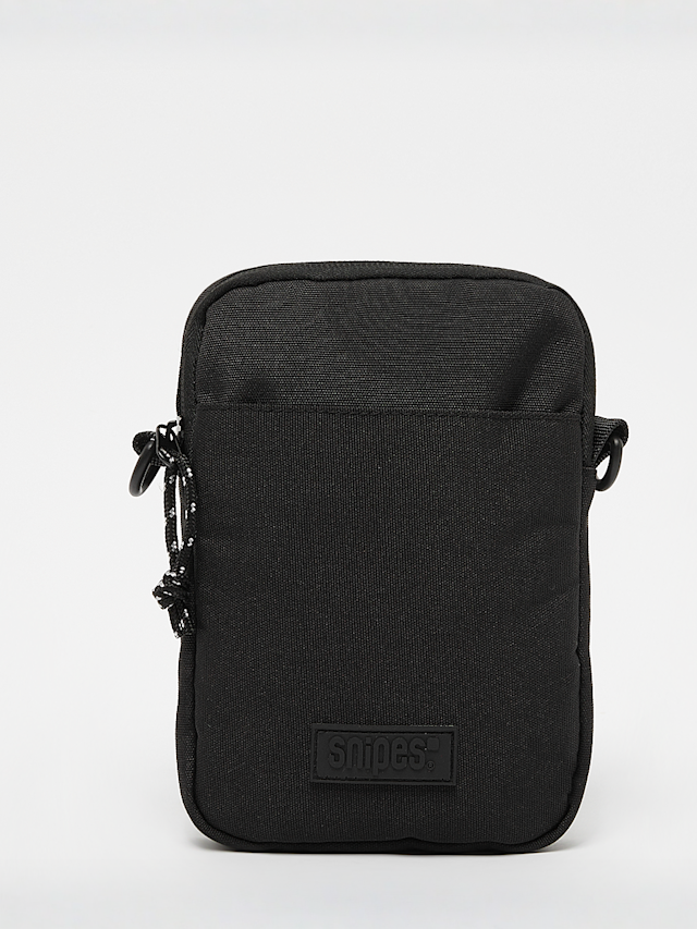 SNIPES, Rubber Badge Basic Logo Mobile Bag, black, Image 1 of 5