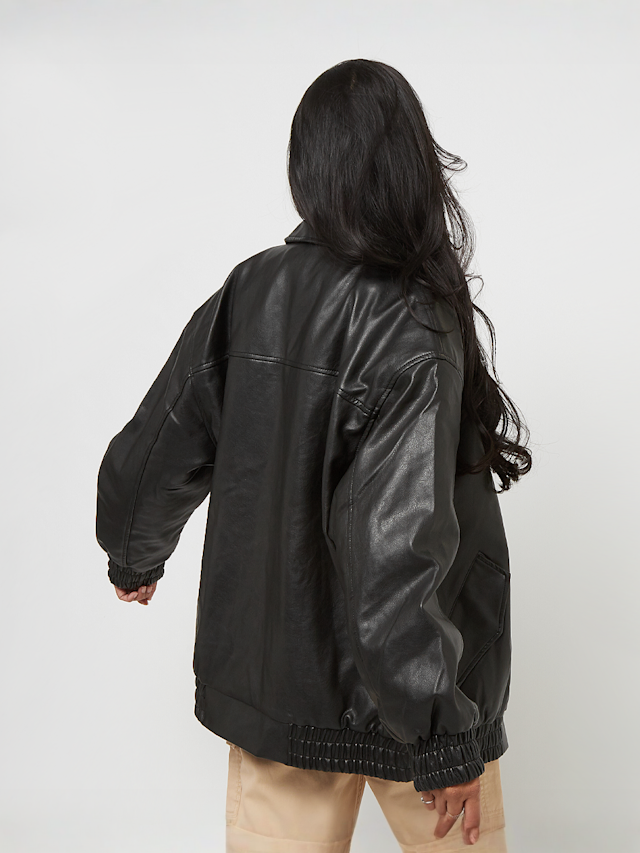 Karl Kani, PU Oversized Bomber, black, Image 2 of 4