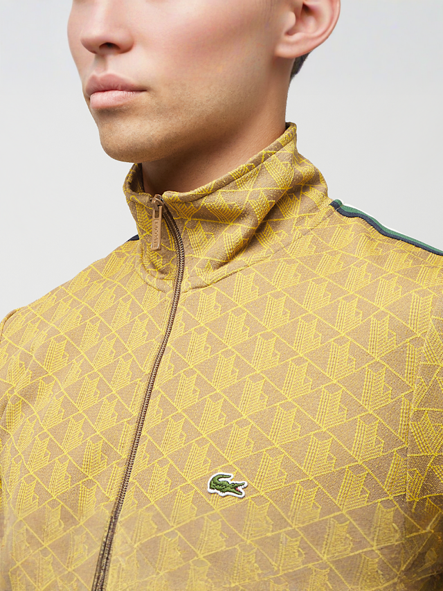 Lacoste, Sweatshirt Jacket, yellow, Image 3 of 6