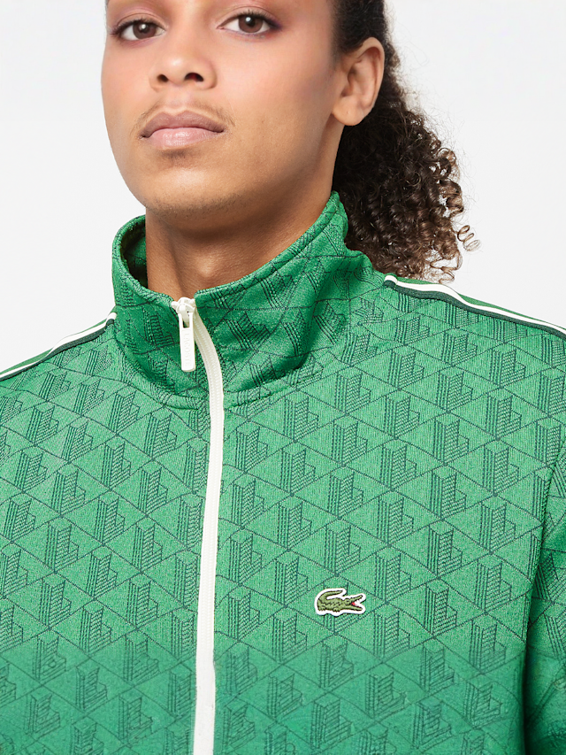 Lacoste, Sweatshirt Jacket, groen, Afbeelding 3 van 6