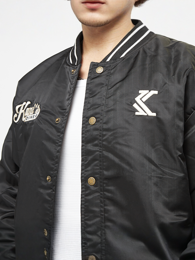 Karl Kani, Diner Bowling Jacket, black, Image 3 of 6