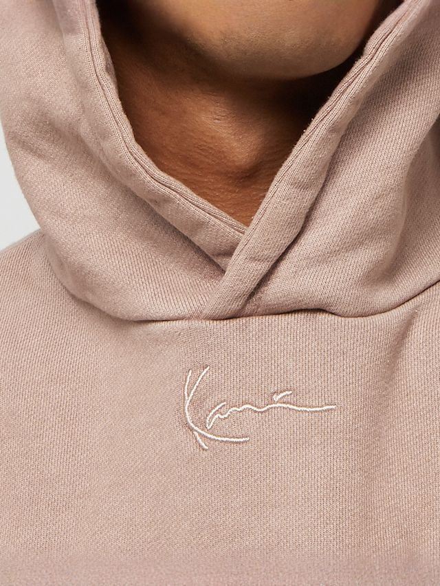 Karl Kani, Small Signature OS Heavy Sweat Washed Hoodie, brązowy, Obraz 3 z 5