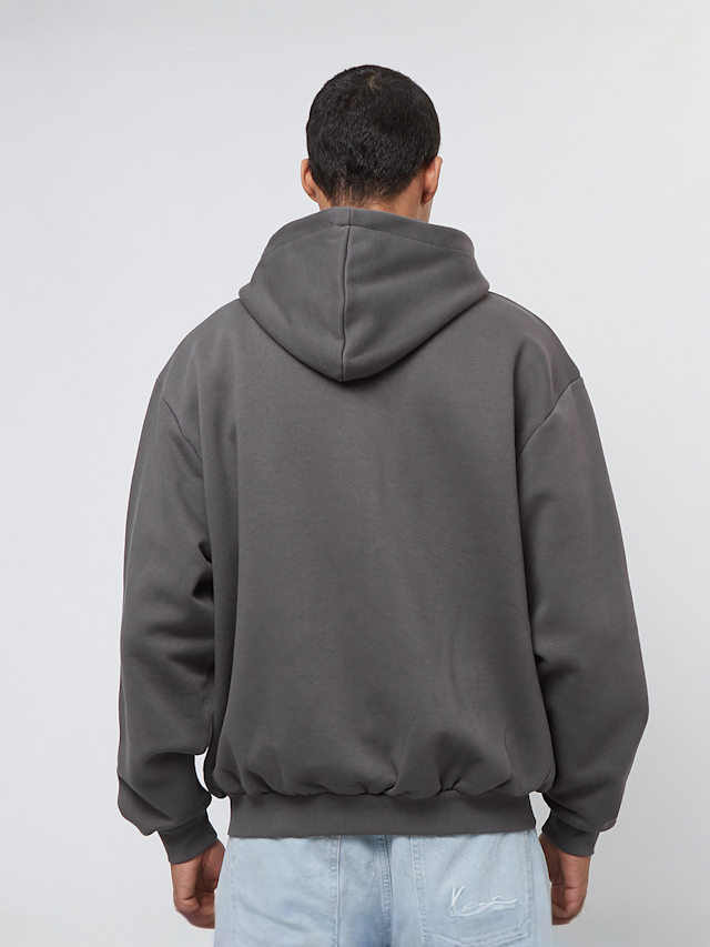 Karl Kani, Chest Signature Essential Zip Hoodie, grey, Image 2 of 5