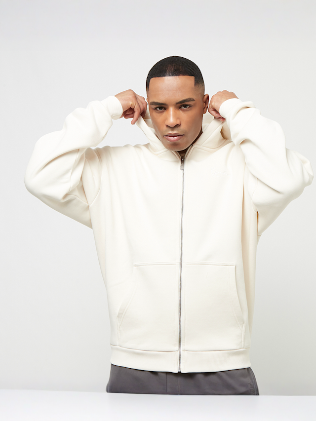 Karl Kani, Chest Signature Essential Zip, wit, Afbeelding 1 van 4