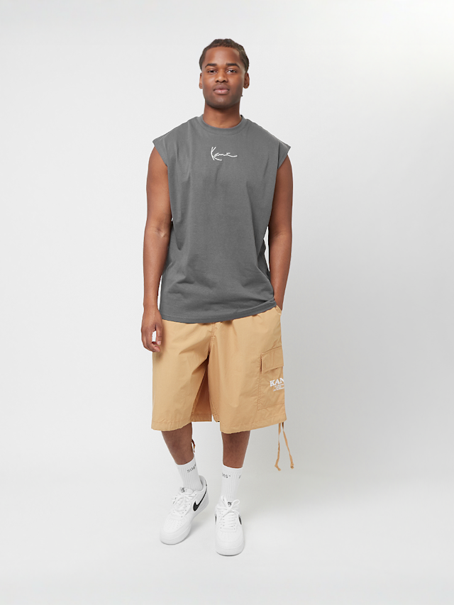 Karl Kani, Small Signature Essential Sleeveless Tee, grey, Image 4 of 4