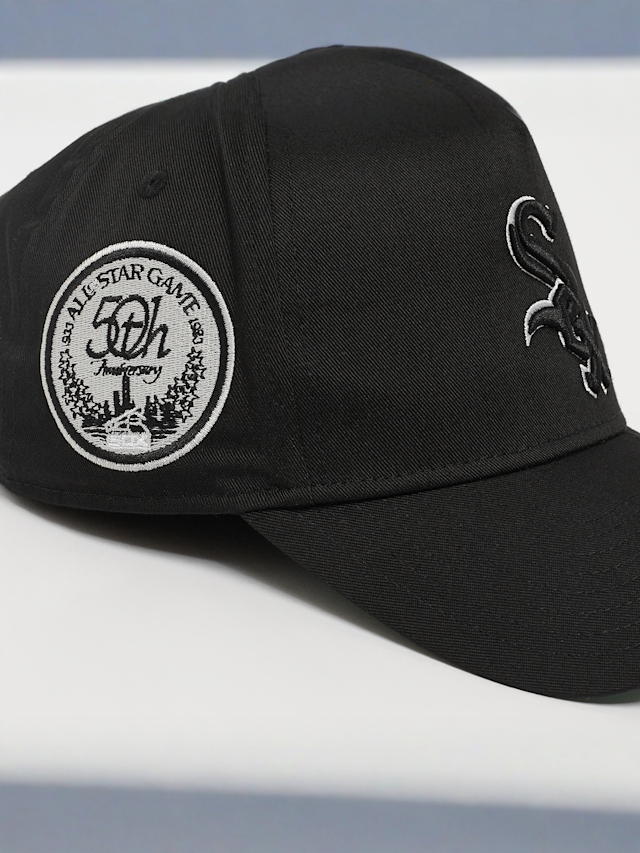 New Era, 9Forty E-Frame World Series Injection Pack Patch MLB Chicago White Sox, czarny, Obraz 5 z 5