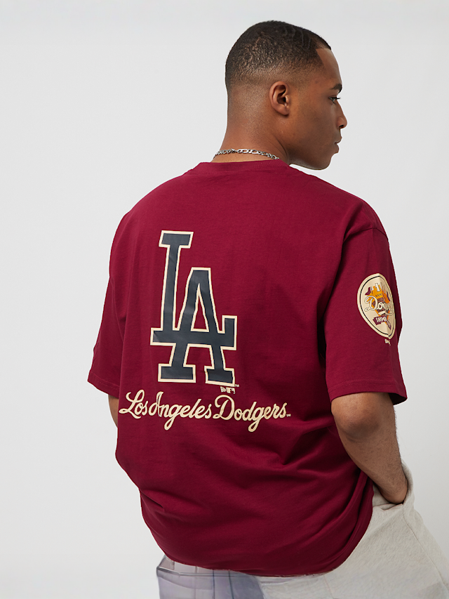 New Era, MLB Large Logo Oversize Tee Los Angeles Dodgers, czerwony, Obraz 1 z 8