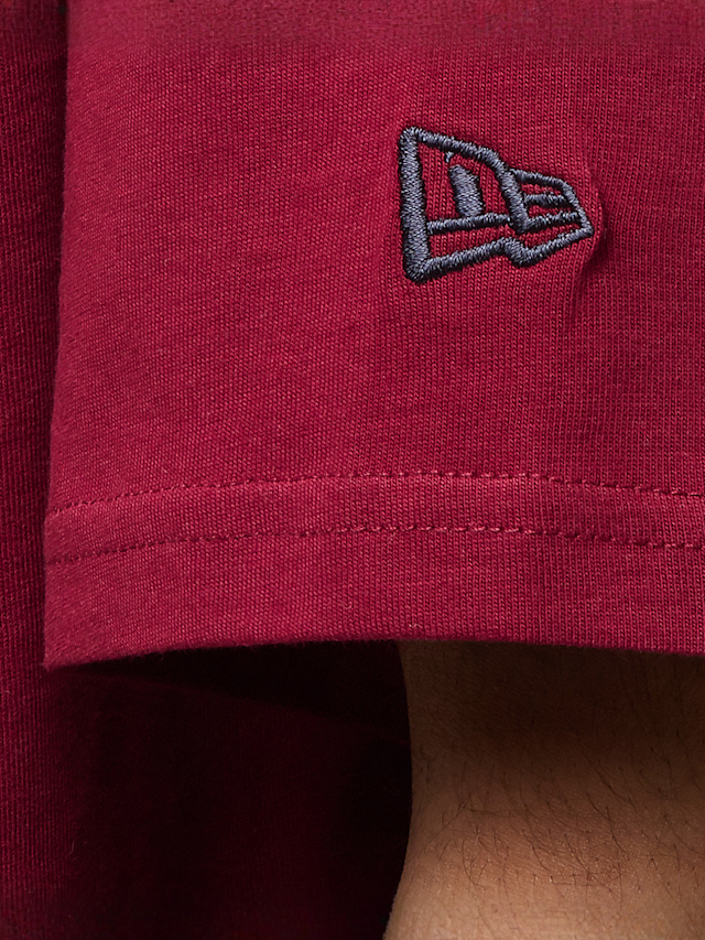 New Era, MLB Large Logo Oversize Tee Los Angeles Dodgers, czerwony, Obraz 5 z 8