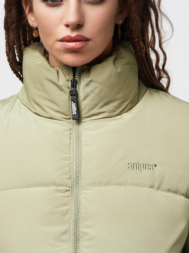SNIPES, Small Logo Short Puffer Jacket, green, Image 4 of 5