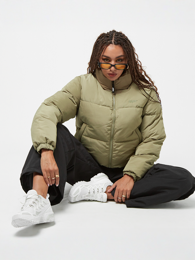 SNIPES, Small Logo Short Puffer Jacket, green, Image 5 of 5