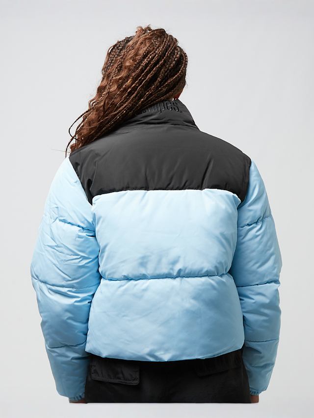 SNIPES, Small Logo Short Puffer Jacket, blue, Image 2 of 5