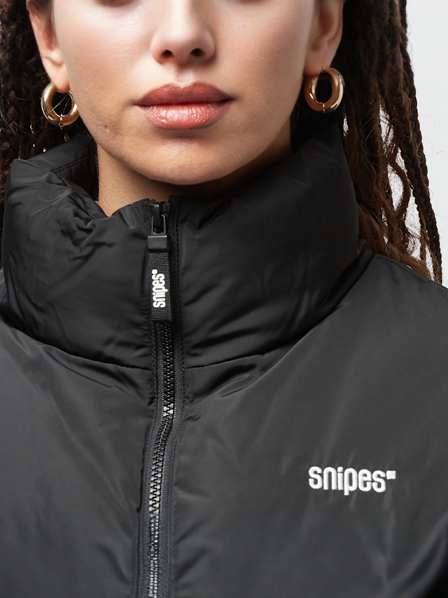 SNIPES, Small Logo Short Puffer Jacket, blue, Image 3 of 5