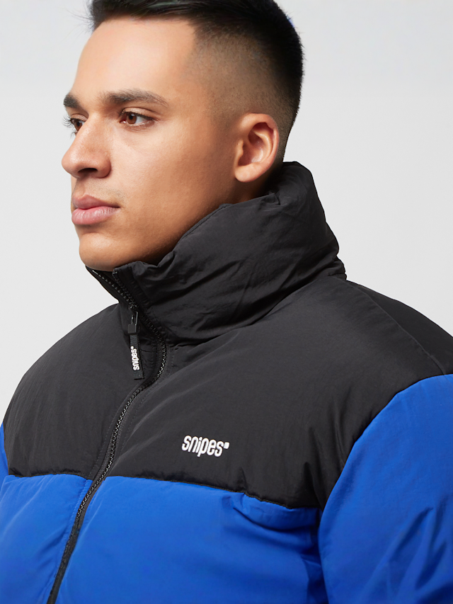 SNIPES, Small Logo Puffer Jacket, niebieski, Obraz 3 z 5