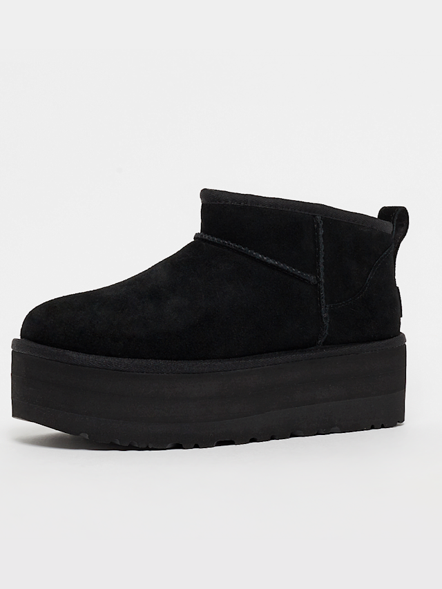 UGG, W Classic Ultra Mini Platform, zwart, Afbeelding 2 van 4