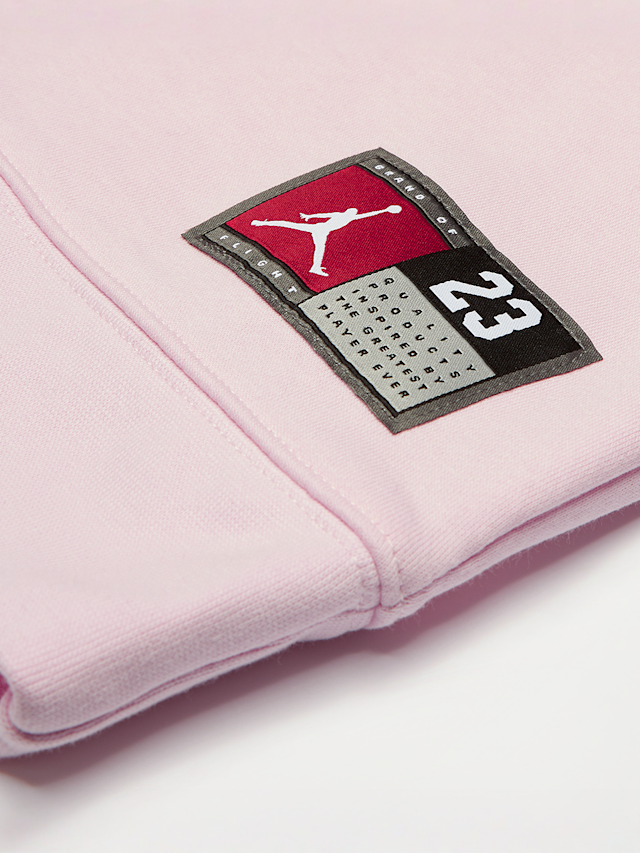 Jordan, High Brand Read Fleece Pullover, light pink, Image 3 of 4