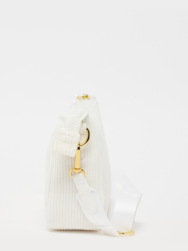 Jordan, Corduroy Girls Handbag, wit, Afbeelding 2 van 5