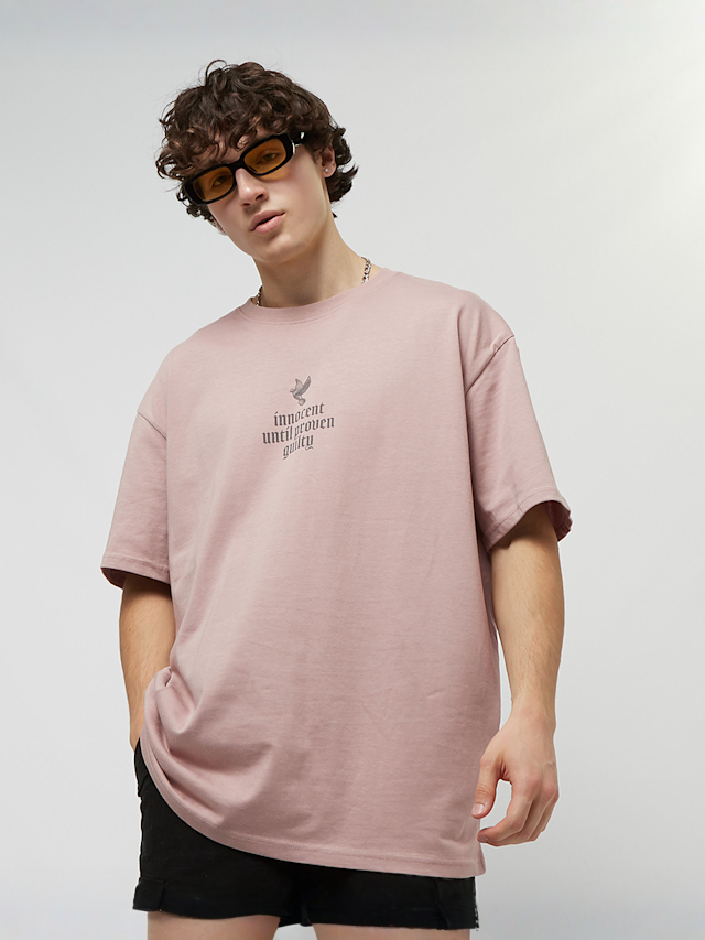 Upscale by Mister Tee, Justice Oversize Tee, różowy, Obraz 2 z 5