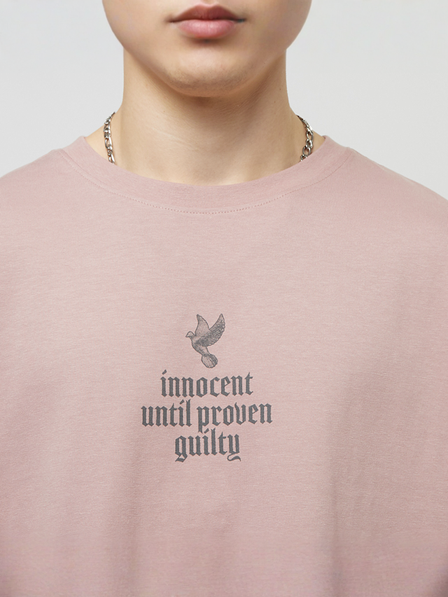 Upscale by Mister Tee, Justice Oversize Tee, różowy, Obraz 3 z 5