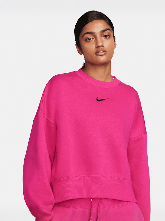 Nike, Sportswear PHNX Fleece Oversized Crew, beige, Image 1 of 6