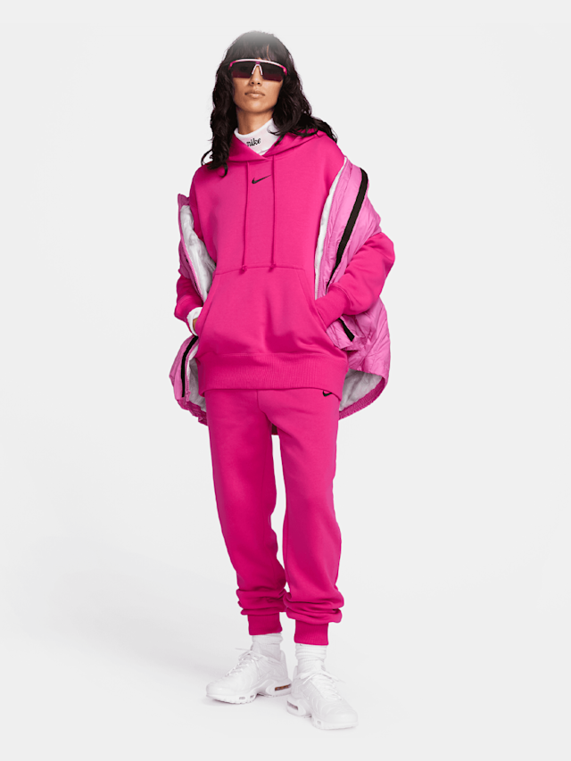 Nike, Sportswear Phoenix Fleece Oversize-Hoodie, red, Image 9 of 9