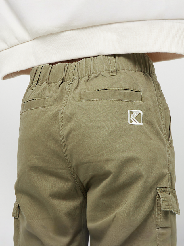 Karl Kani, Small Signature Washed Cargo Pants, zielony, Obraz 6 z 7