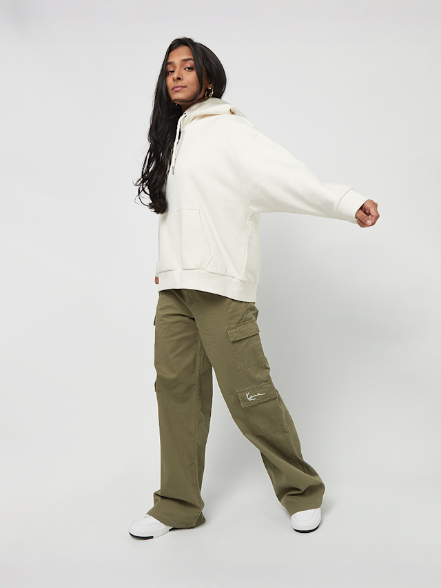 Karl Kani, Small Signature Washed Cargo Pants, zielony, Obraz 7 z 7