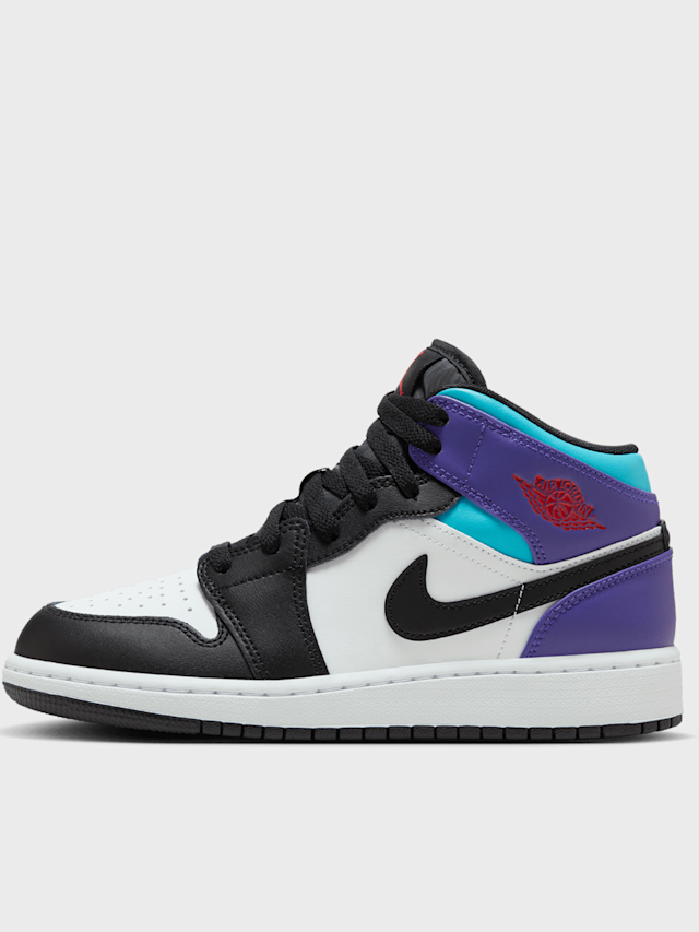 Jordan, Jordan 1 Mid (GS), white, Image 1 of 8