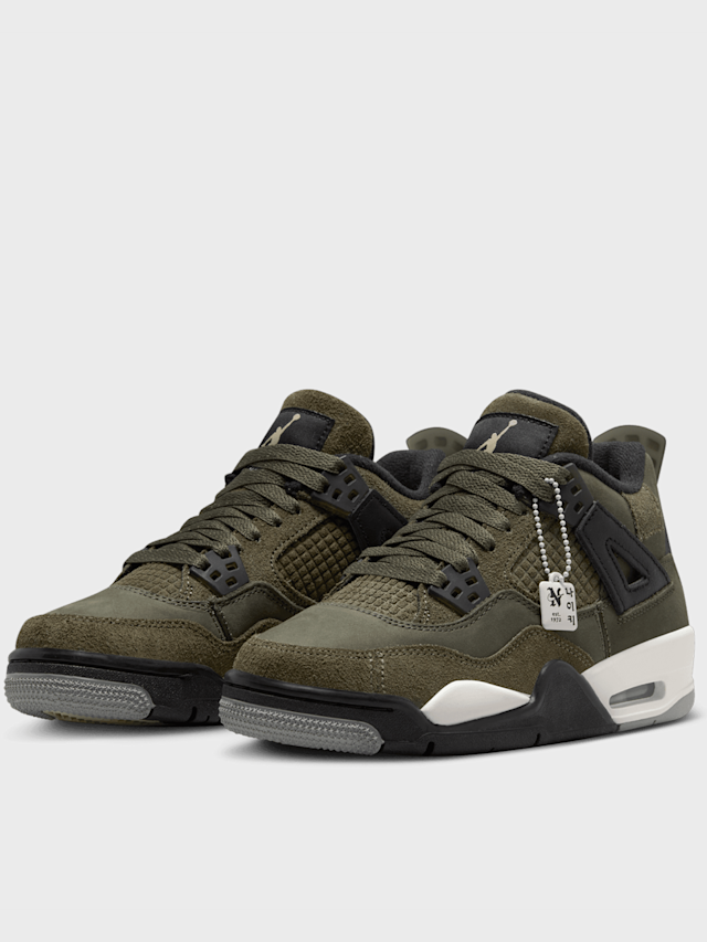 Jordan, Air Jordan 4 Retro SE Craft (GS), czarny, Obraz 4 z 9