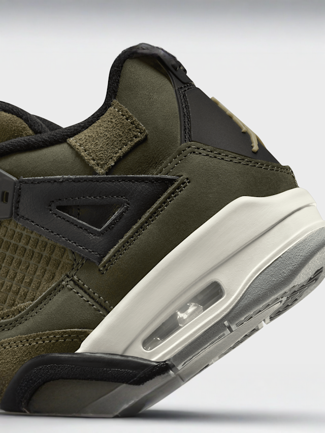 Jordan, Air Jordan 4 Retro SE Craft (GS), czarny, Obraz 8 z 9