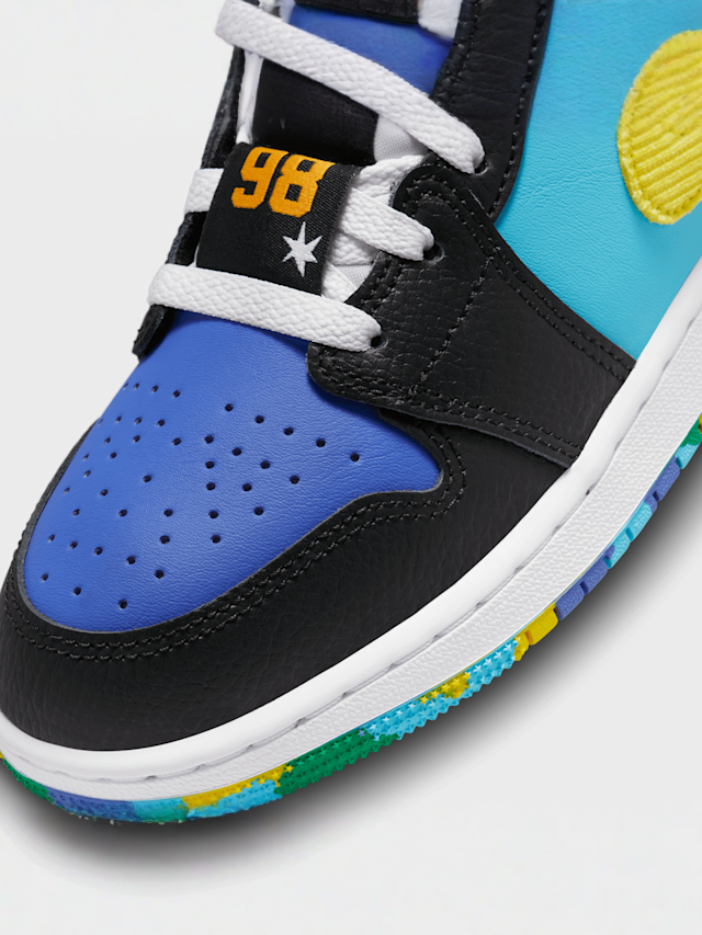 Jordan, Jordan 1 Mid (GS), black, Image 3 of 5