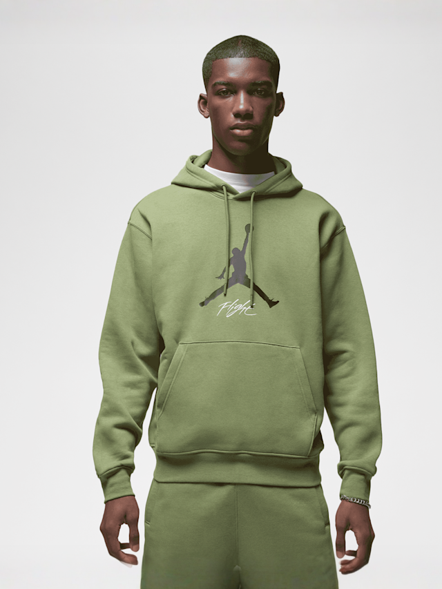 Jordan, Essential Fleece Baseline Hoodie, groen, Afbeelding 1 van 6
