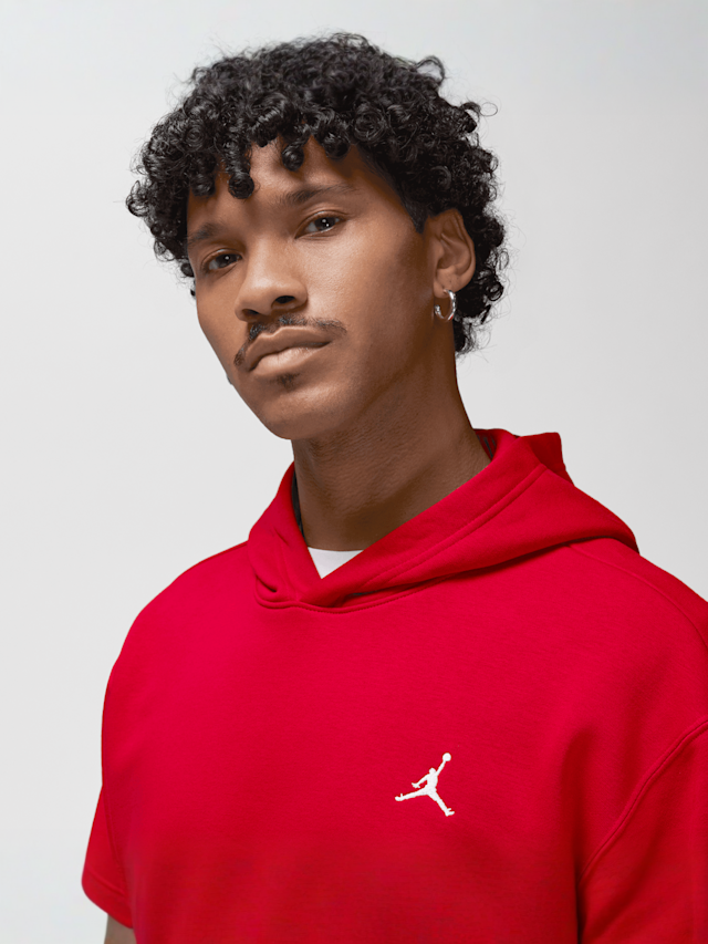 Jordan, Essentials Fleece Pullover, red, Image 3 of 5