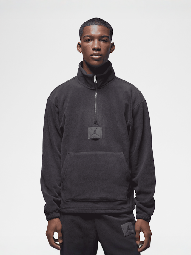 Jordan, Essentials Statement Fleece Winter Half-Zip, zwart, Afbeelding 1 van 6