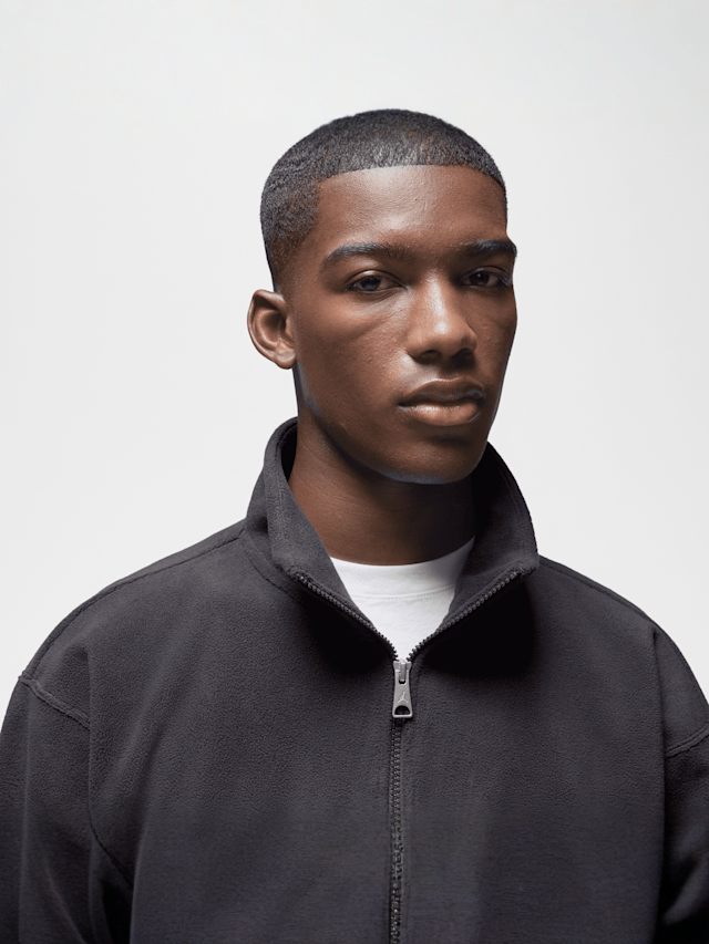 Jordan, Essentials Statement Fleece Winter Half-Zip, zwart, Afbeelding 3 van 6