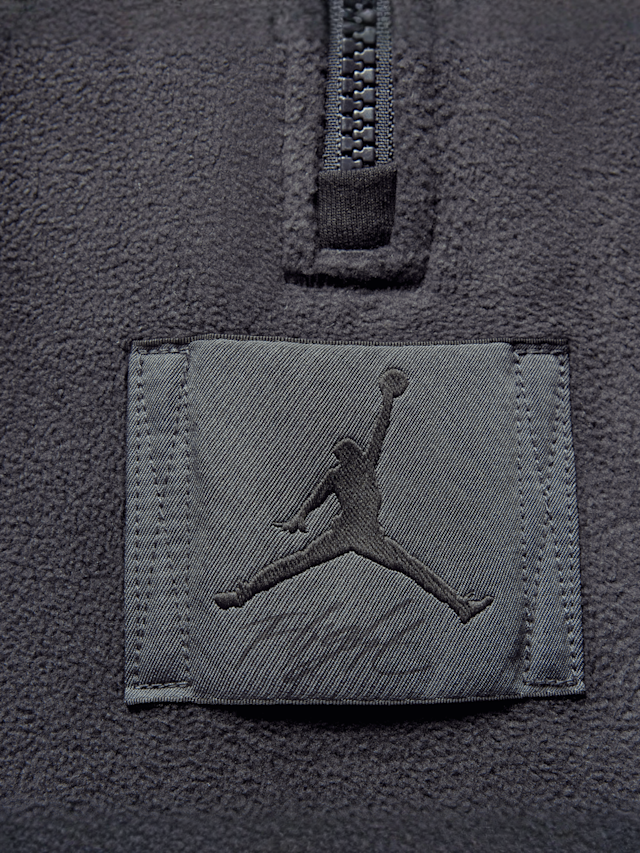 Jordan, Essentials Statement Fleece Winter Half-Zip, zwart, Afbeelding 5 van 6