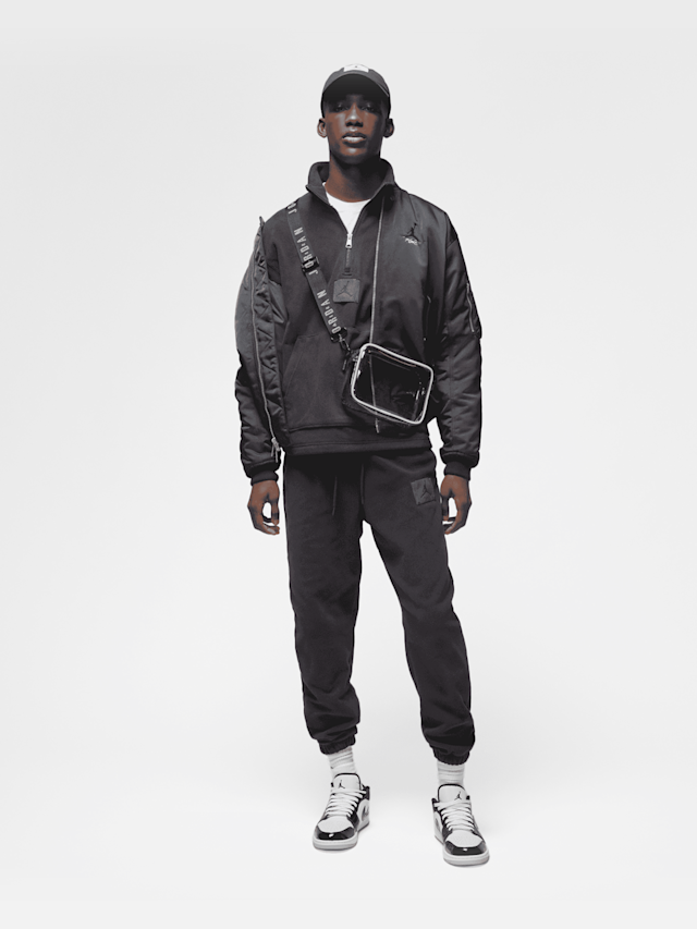 Jordan, Essentials Statement Fleece Winter Half-Zip, zwart, Afbeelding 6 van 6