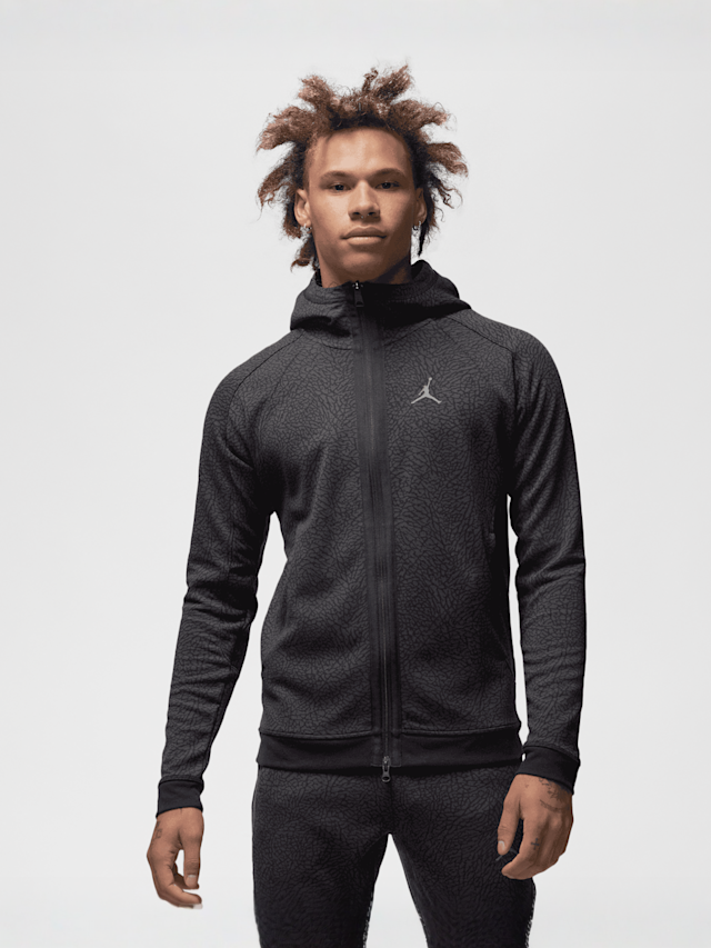Jordan, Dri-FIT Sport Full-Zip Hoodie, black, Image 1 of 7