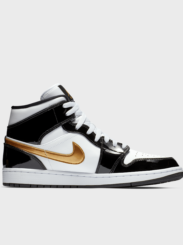 Jordan, Air Jordan 1 Mid SE summit white/blue chill-black, black, Image 2 of 6