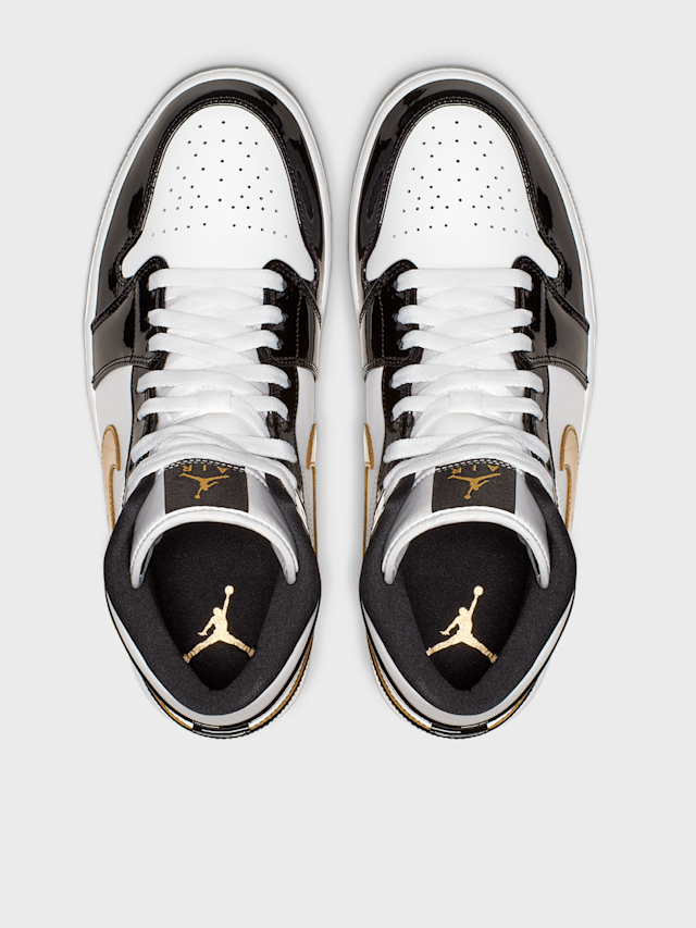 Jordan, Air Jordan 1 Mid SE summit white/blue chill-black, black, Image 6 of 6