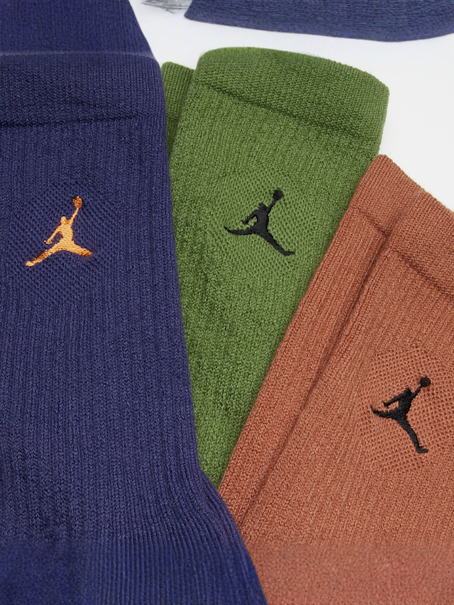 Jordan, 3 PACK - Everyday Crew Socks, multi-colour, Image 2 of 2