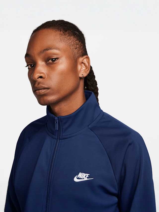 Nike, Club Poly-Knit Tracksuit, niebieski, Obraz 3 z 9