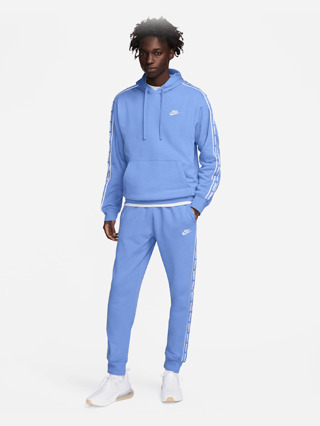 Nike, Club Fleece Graphics Hooded Tracksuit, blue, Image 9 of 9