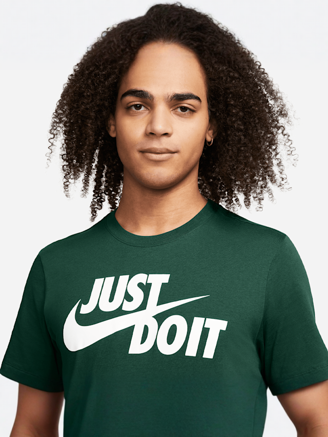 Nike, Sportswear Just do it T-Shirt, zielony, Obraz 3 z 3