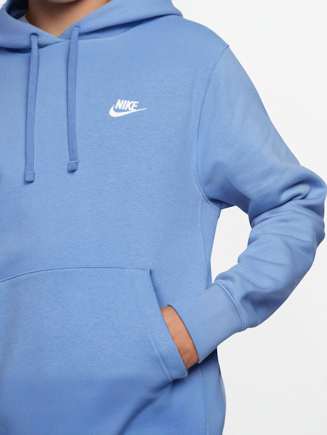 Nike, Sportswear Club Fleece Hoodie, blue, Image 3 of 5