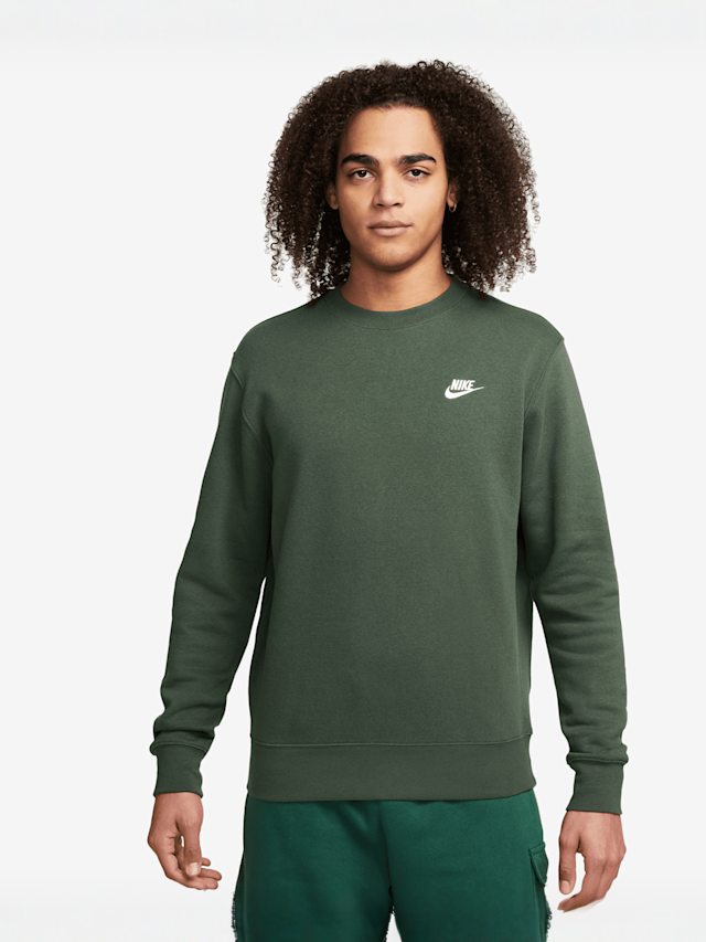 Nike, Sportswear Club Fleece Crew, green, Image 1 of 5