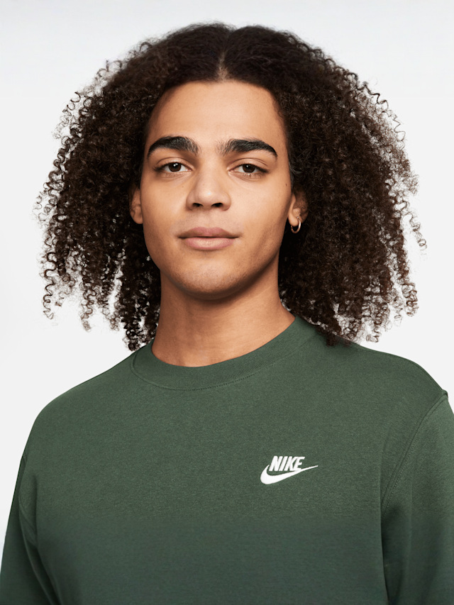 Nike, Sportswear Club Fleece Crew, green, Image 3 of 5
